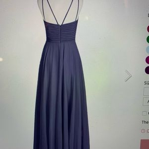 Azazie Melinda Dress - color Stormy